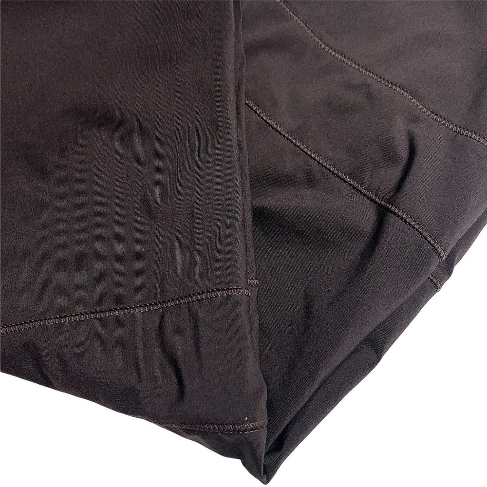 Stella McCartney Adidas Ankle Zip Dark Purple Leggings Workout Athletic Designer - Picture 10 of 12
